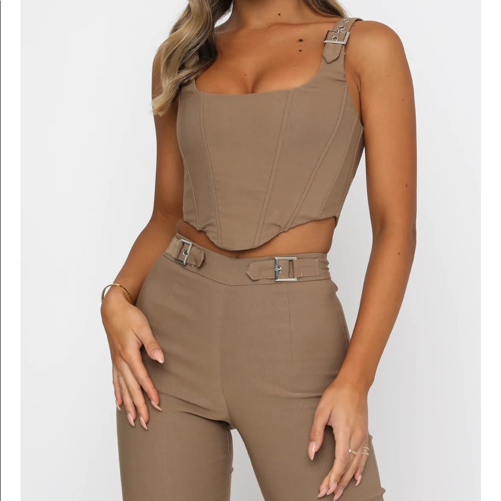 White fox Boutique co-ord two piece set